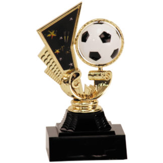 Soccer spinner trophy