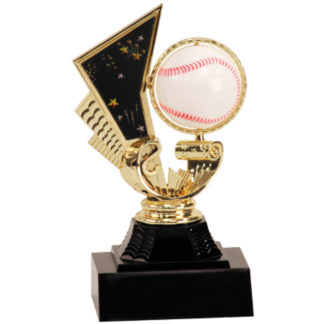 Baseball spinner trophy