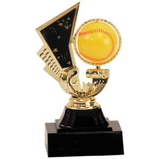 Softball spinner trophy