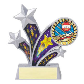 Shooting star swimming trophy